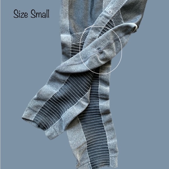 High-Waist Seamless Moto Leggings In Gray - Picture 6 of 12